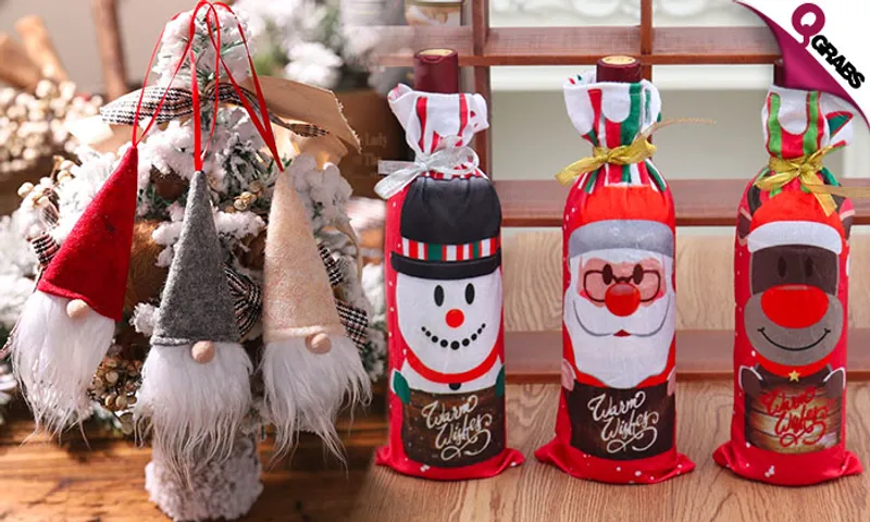 Winter Bottle Decorations!